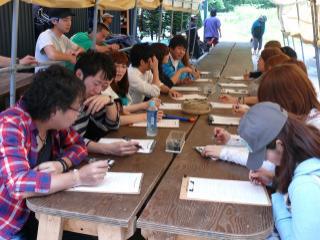 All participants must fill out the liability waiver. イメージ