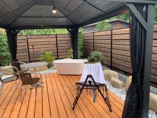 外湯はのんびりとリラックスしながらお過ごしいただけるスペースとなっております。 イメージ